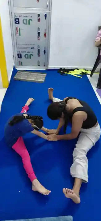 Equipped kids training room with soft flooring at Kids Activity Centre, Rajeev Nagar, Patna